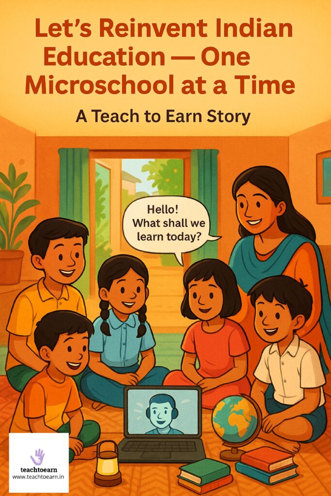 Let’s Reinvent Indian Education One Community Microschool At A Time ...