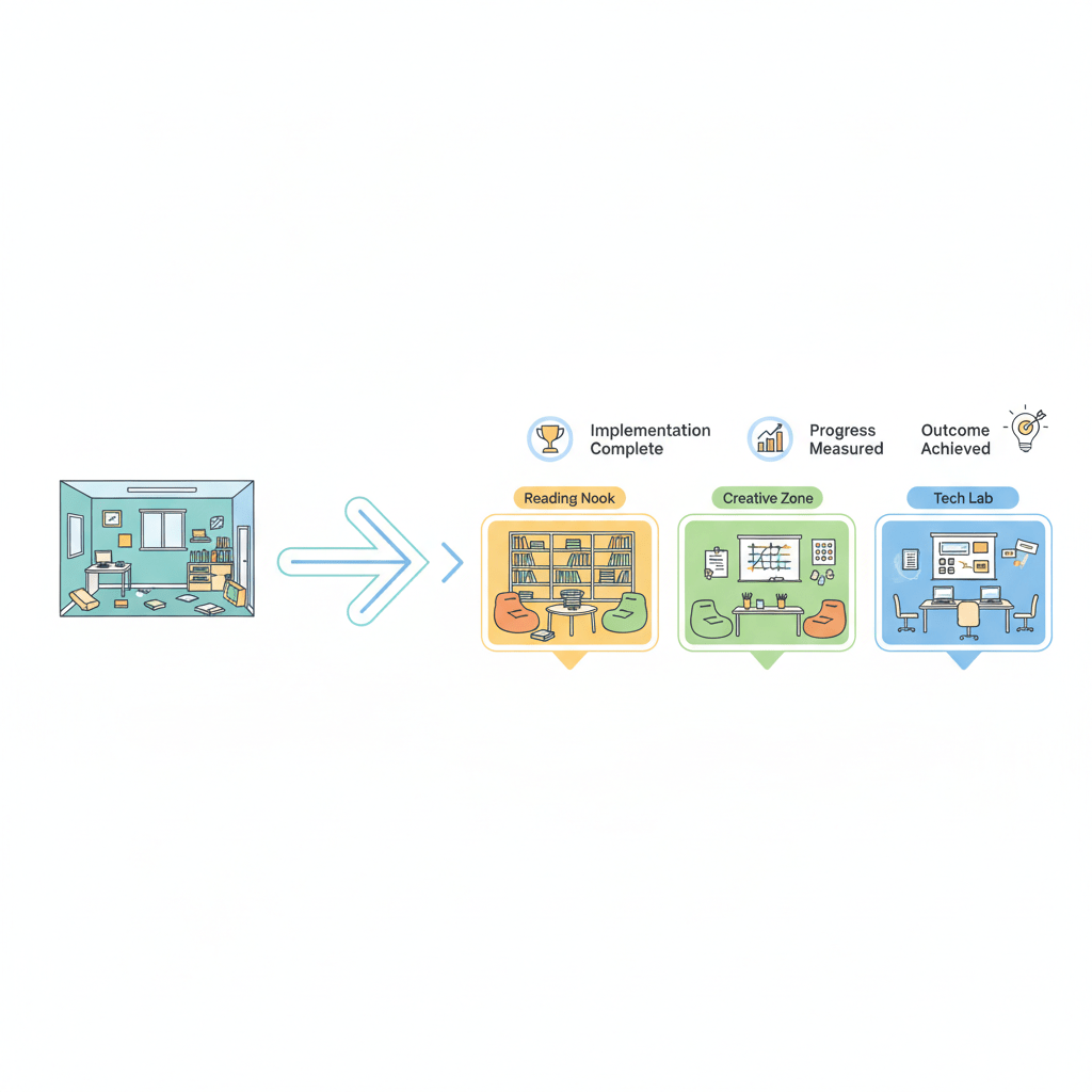 Digital Learning Setup From One Room To Learning Hub: POD Setup Checklist - TeachToEarn