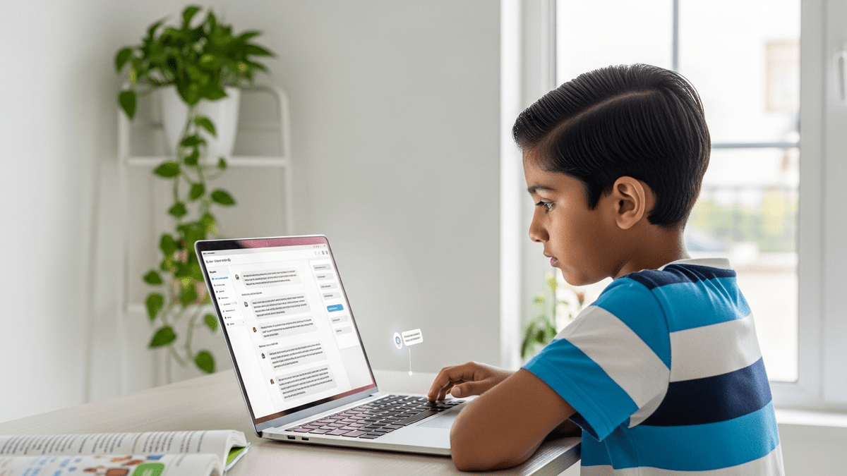 AI chatbot helping Indian child study smarter