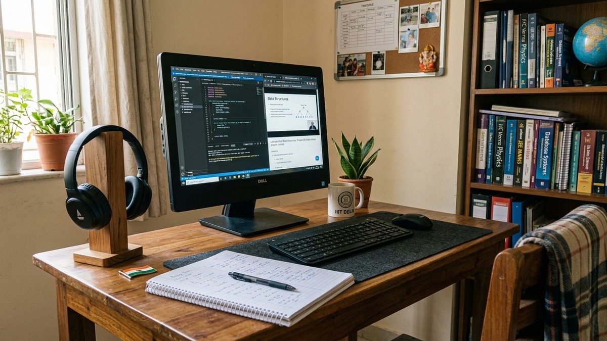 Traditional tuition class upgraded with coaching class computer lab