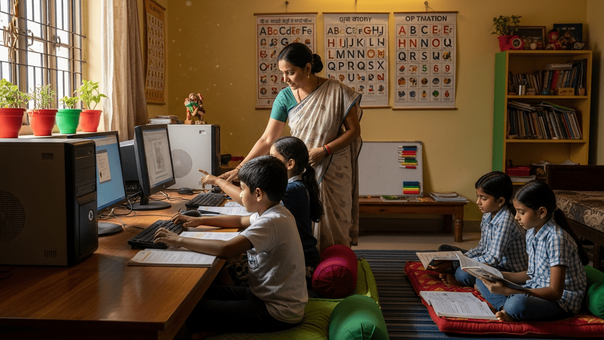 work from home mom India learning POD