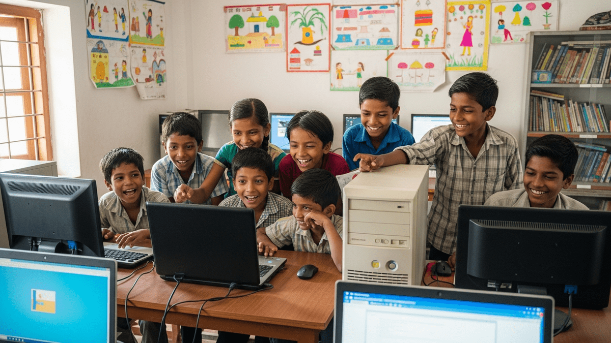 affordable computer India small towns