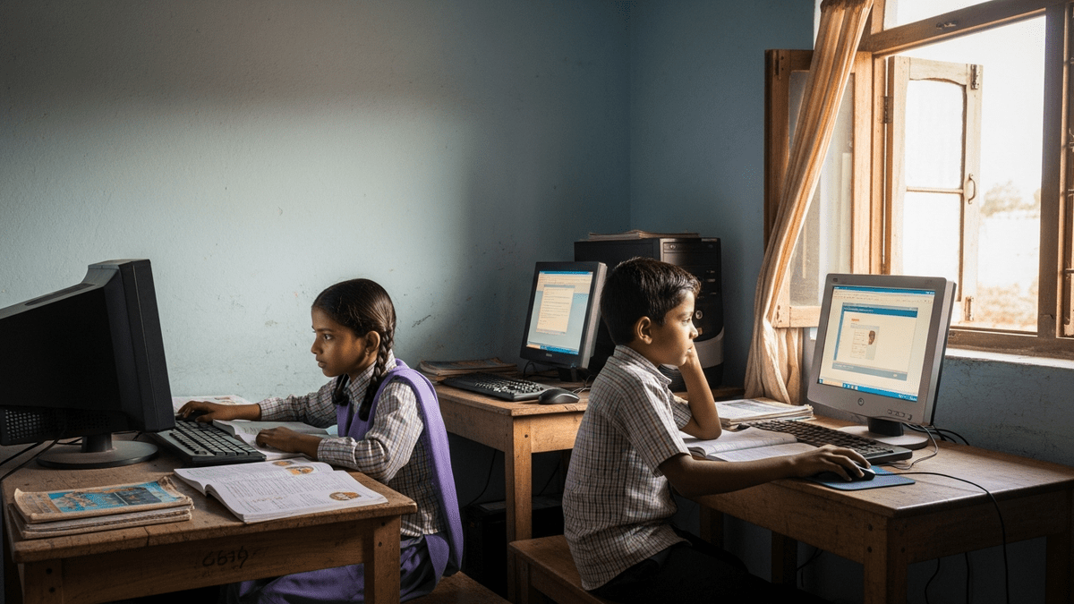 learning POD tier-2 cities students on APNA PC