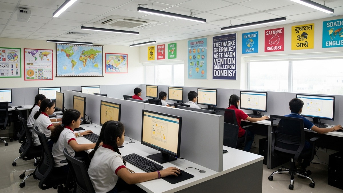 Modern POD learning center showing POD vs tuition India advantage