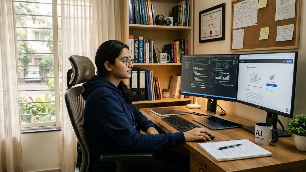 AI skills for Indian students learning at home