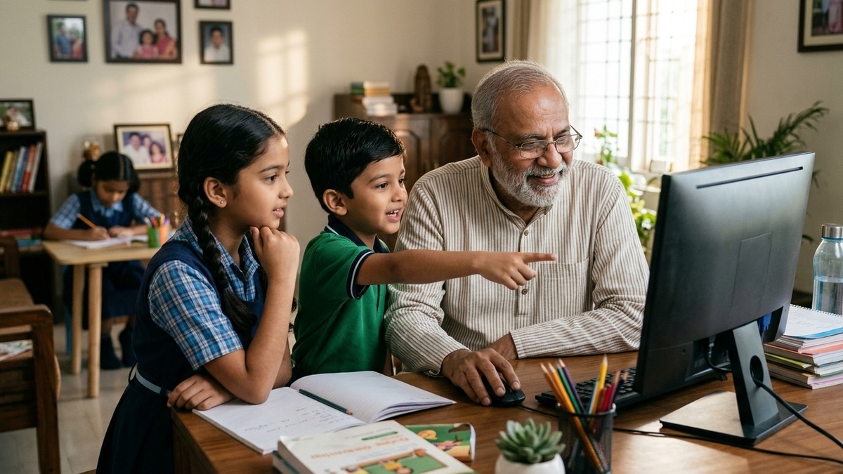 learning pod for senior citizens computer setup