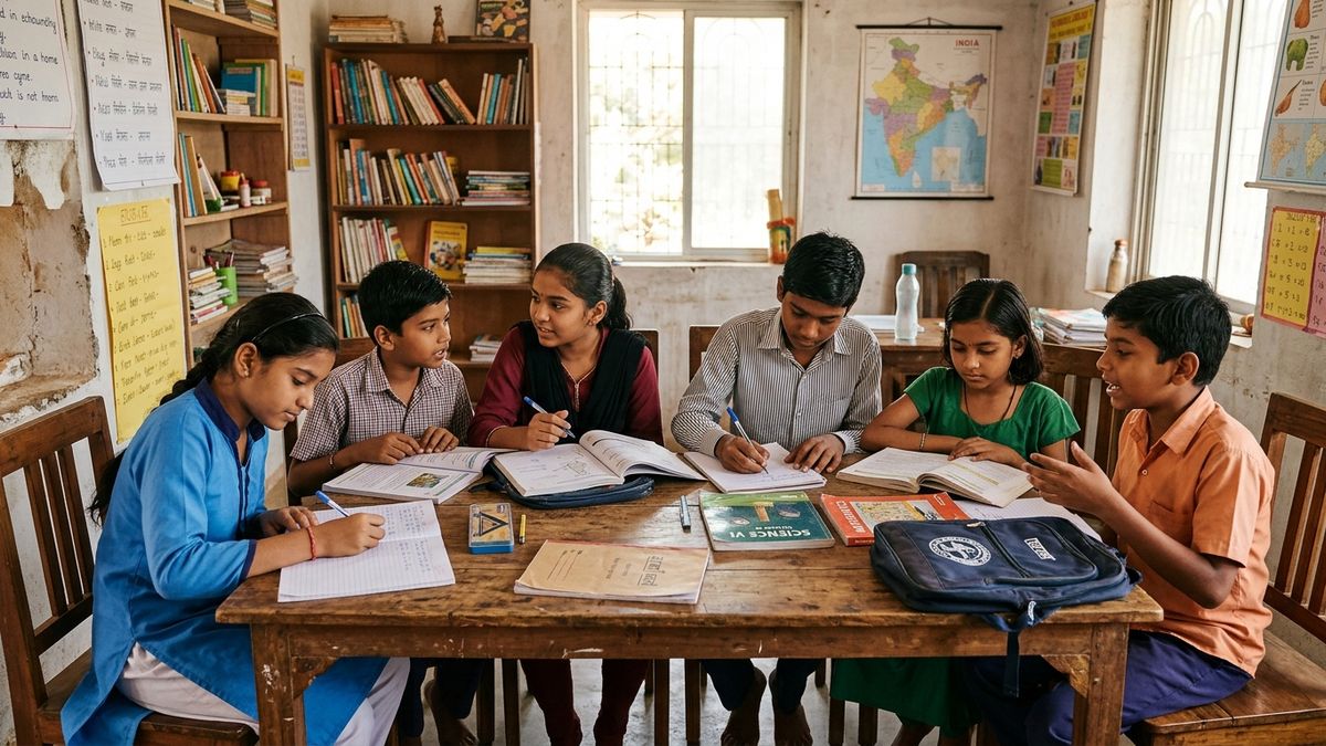microschool India children studying at home learning centre