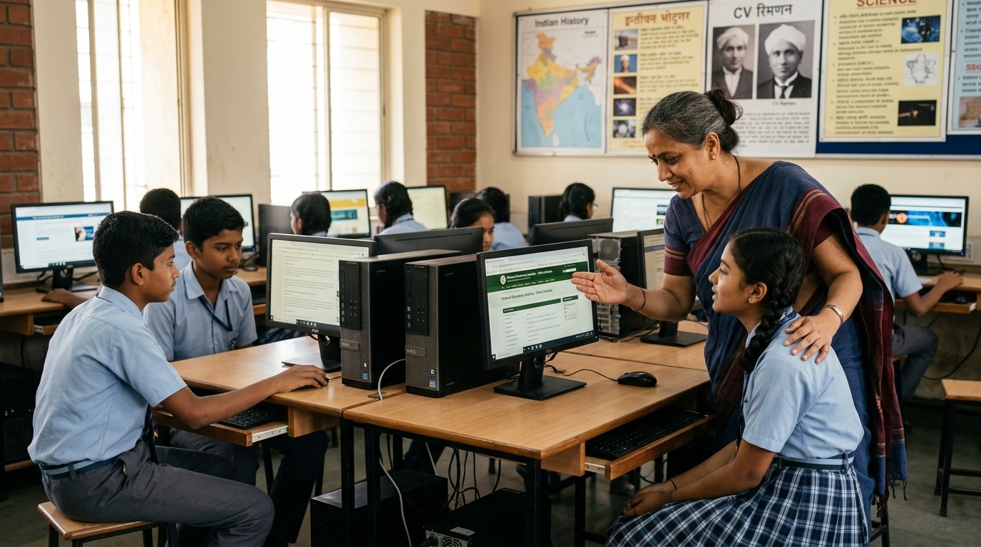digital literacy skills Indian students online research