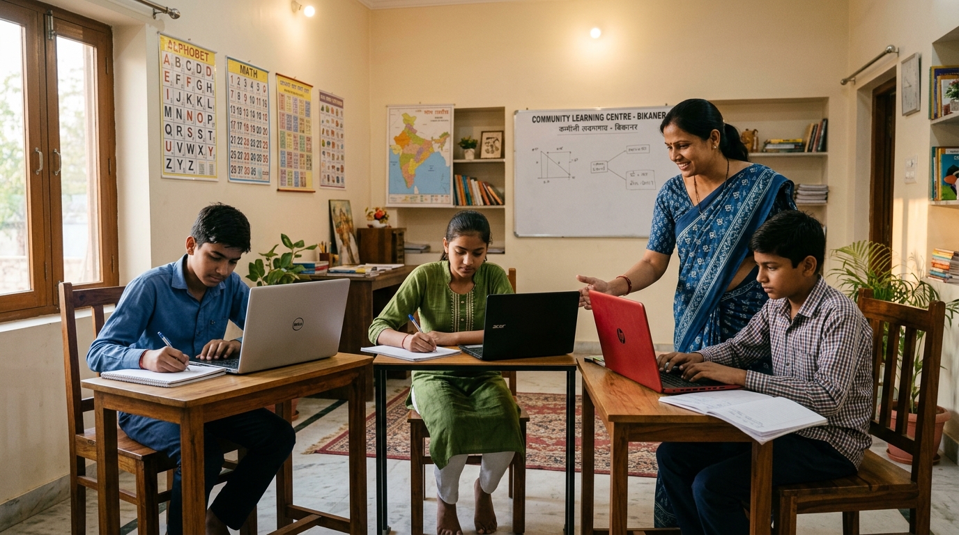 Community learning centre for online teaching career India