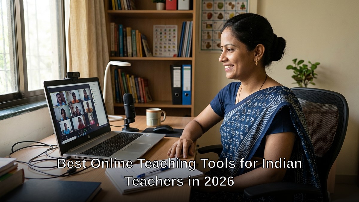 online teaching tools Indian teachers conducting class
