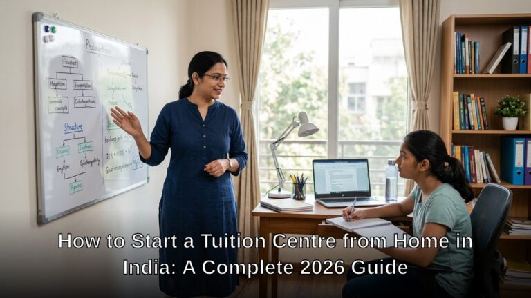 How to Start a Tuition Centre from Home in India: A Complete 2026 Guide