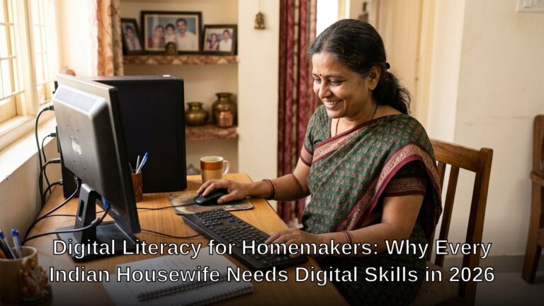 Digital Literacy for Homemakers: Why Every Indian Housewife Needs Digital Skills in 2026
