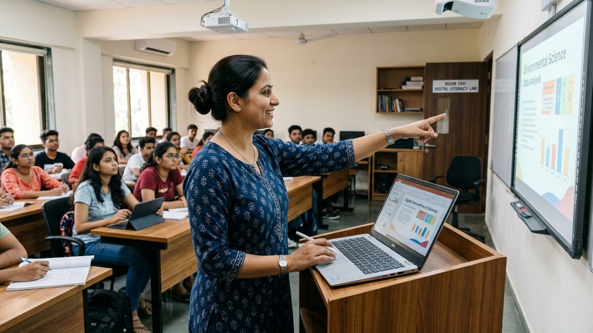 home tutoring business India - community learning centre with students and educator