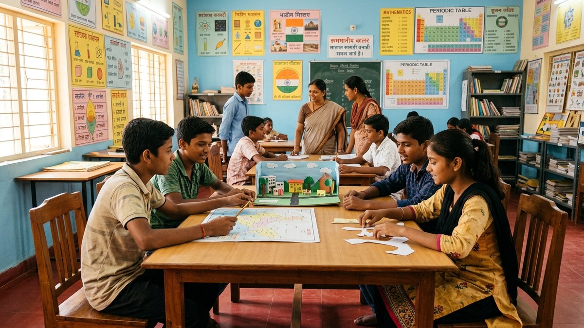 hybrid learning pod India community learning centre
