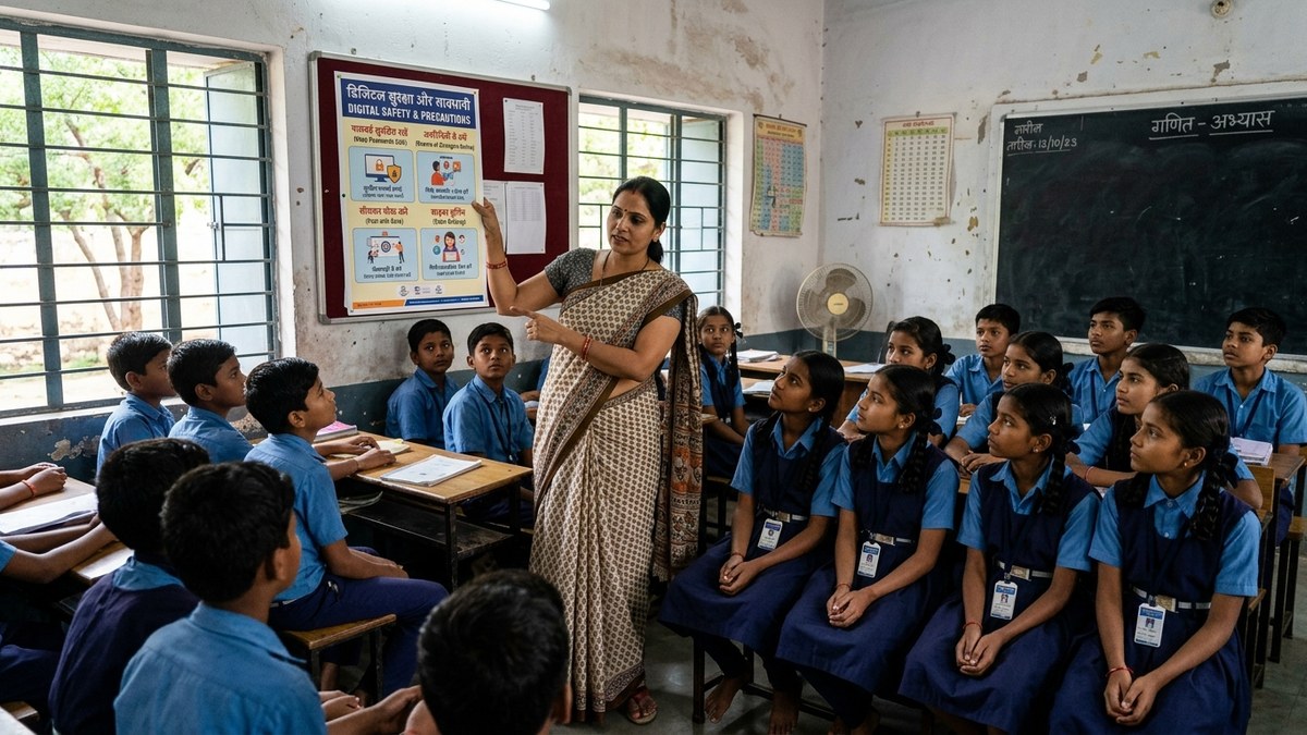 cyber safety tips for students taught in Indian school