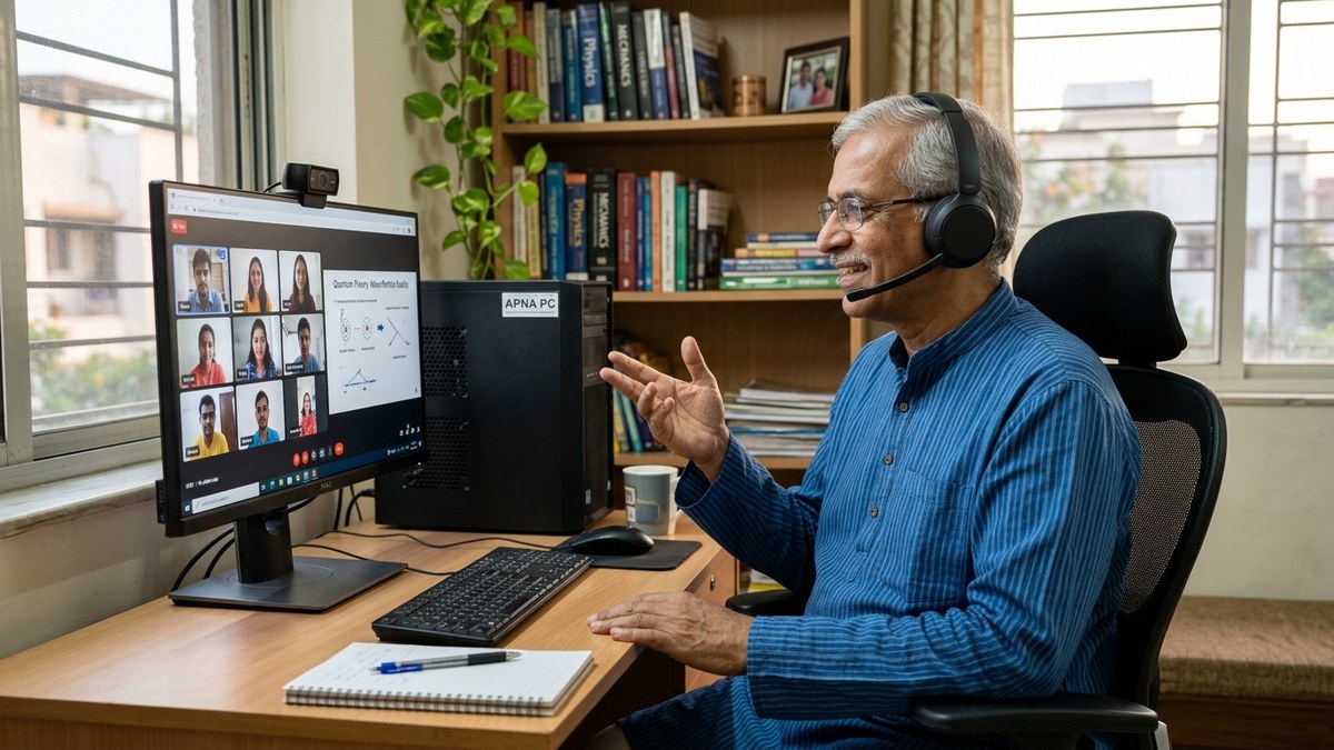 APNA PC setup for best online teaching tools for Indian tuition teachers