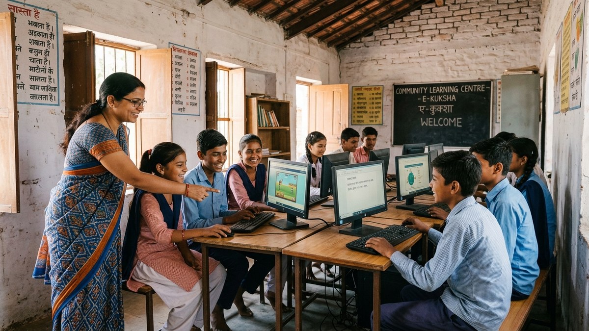 digital literacy rural India community learning centre