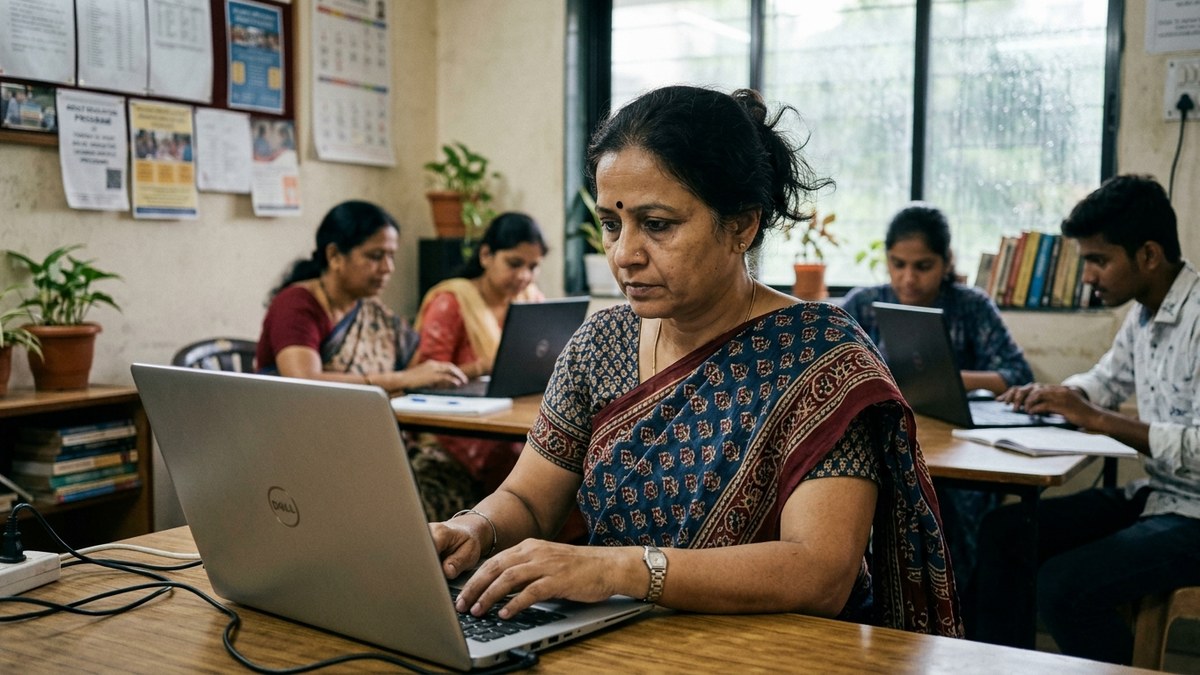 digital literacy for homemakers learning computer skills at home