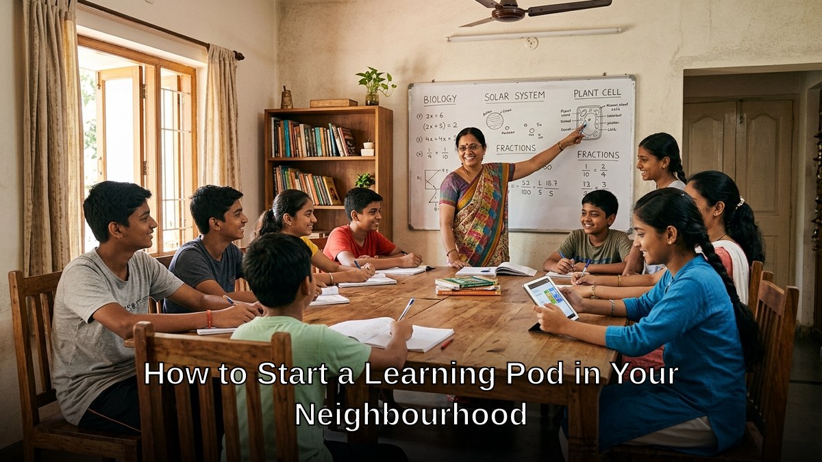 Learning pod India home education setup