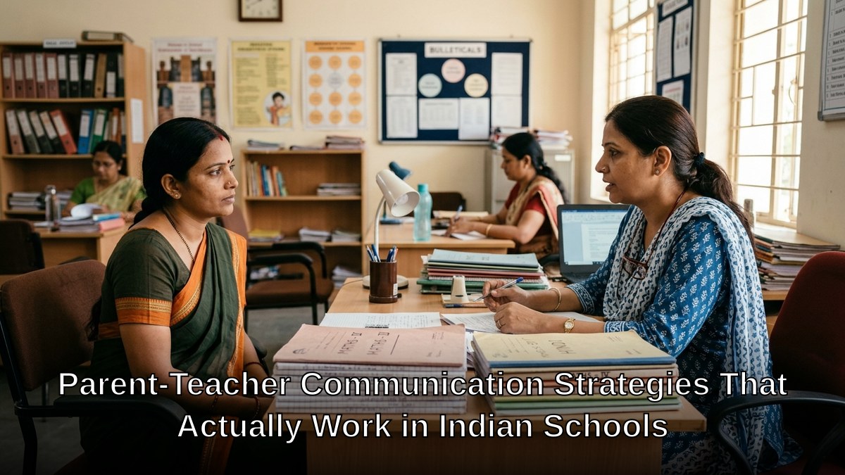 parent teacher communication India mother and teacher conversation