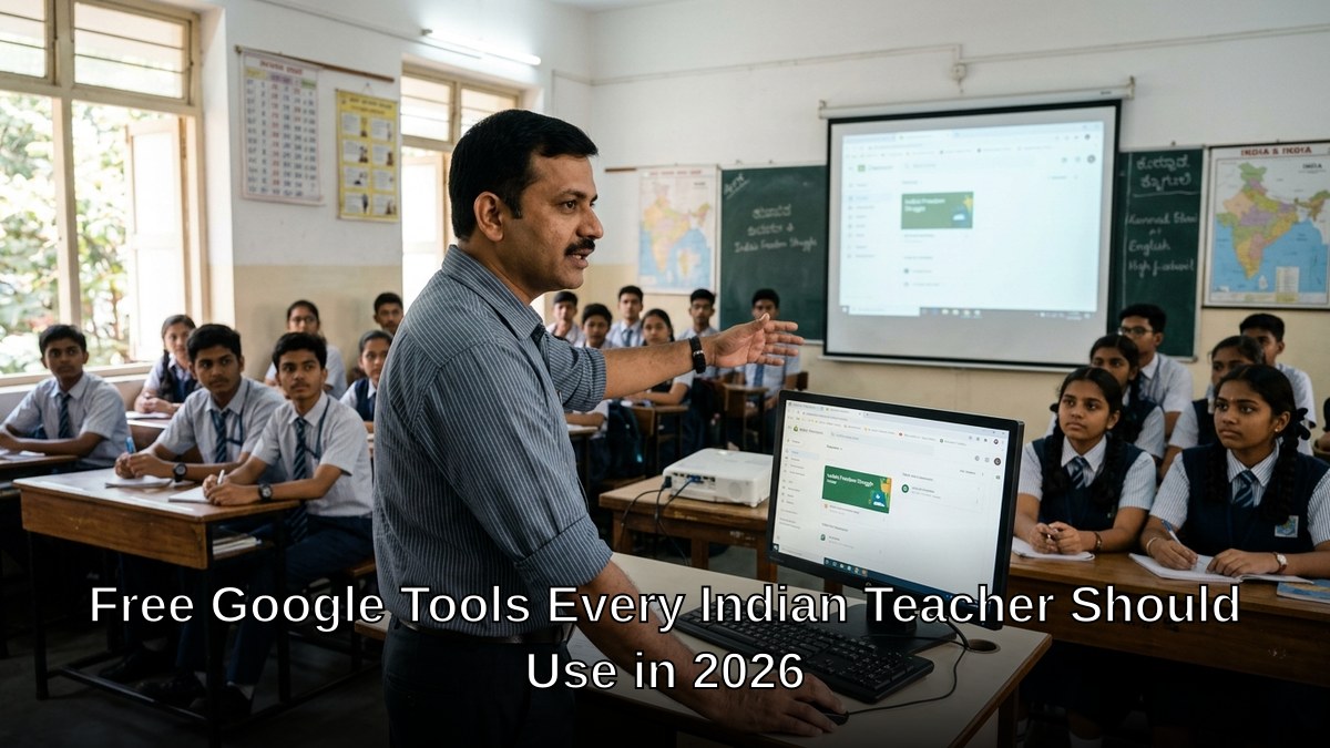 Google tools for teachers Indian classroom digital teaching
