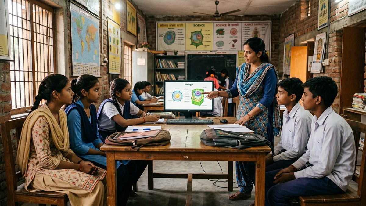 AI tools for teachers in Indian classroom setting