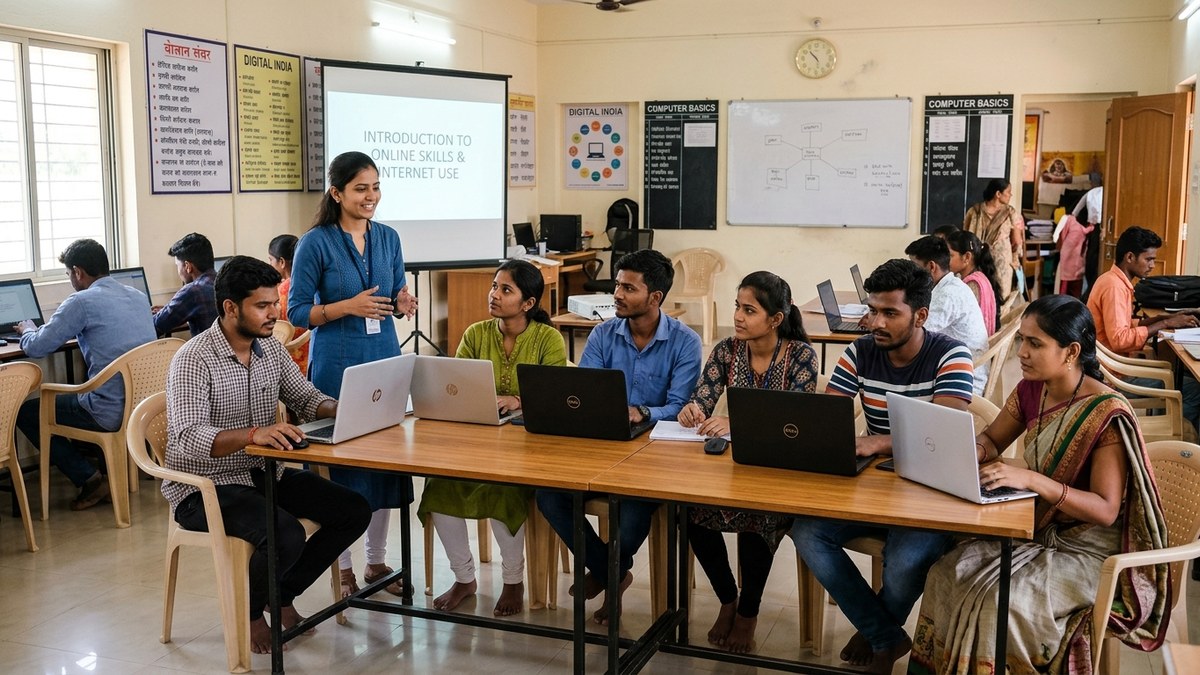 digital literacy training young Indians community center