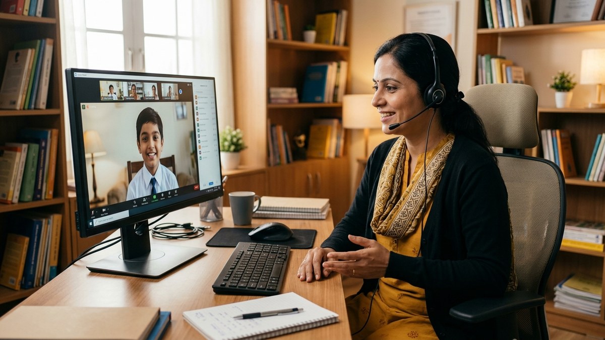digital coach for women running a community learning center