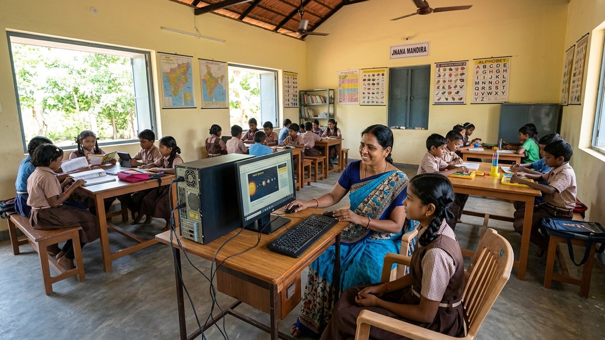coaching class digital setup - modern coaching centre in India