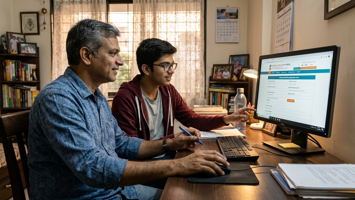 scholarship portal Indian parent and student applying online