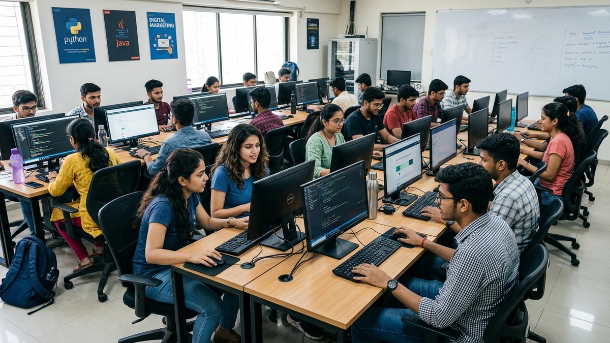 digital skills gap Indian youth computers