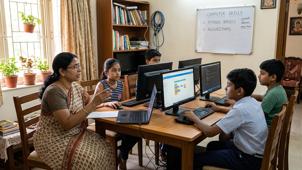 home computer training center setup India