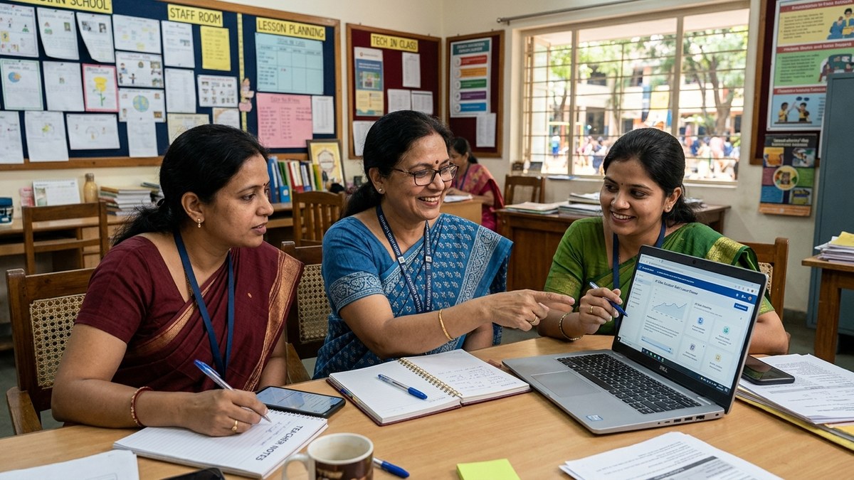 free AI tools for teachers collaborating in Indian school