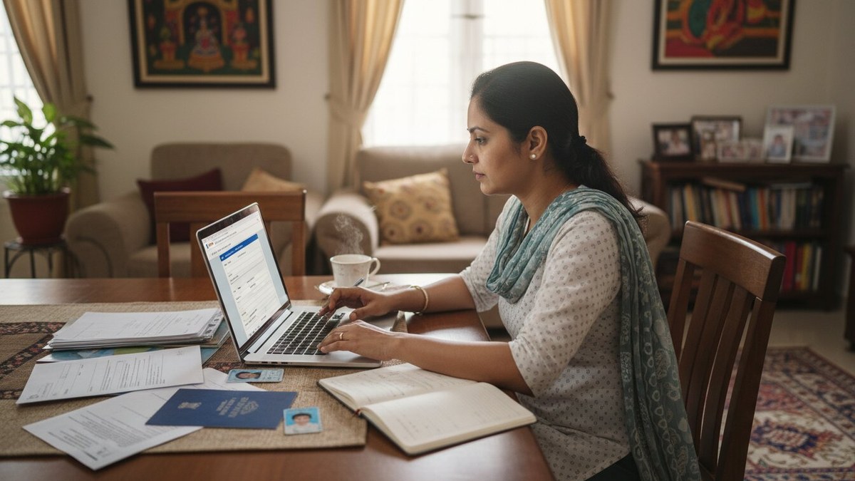 Completing NIOS registration at home