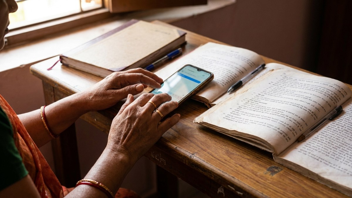 WhatsApp Business for tuition teachers setup on smartphone